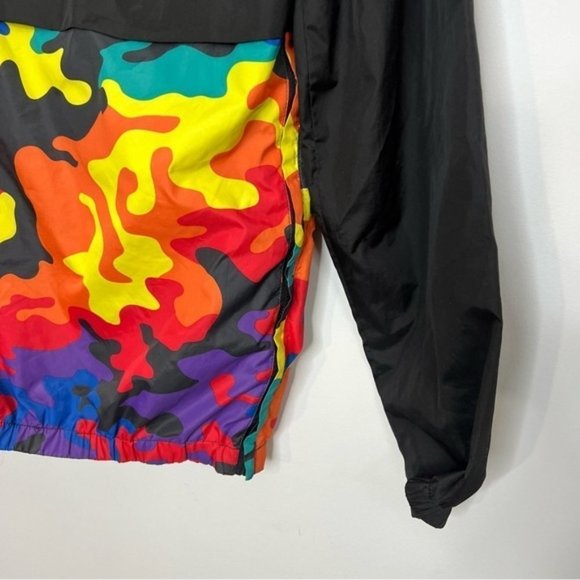 ZOO York Quarter Zip Rainbow Camo Lightweight Jacket S - Picture 9 of 12